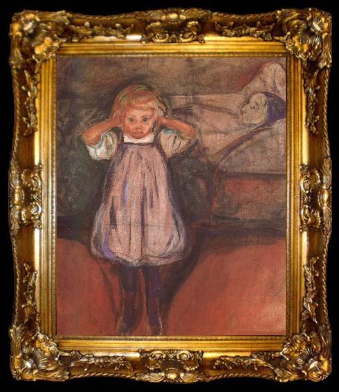 framed  Edvard Munch Dead mother, ta009-2